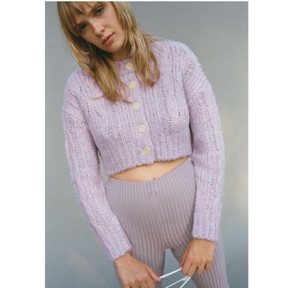 UO Cameron Cable Knit Cardigan - Picture 2 of 8